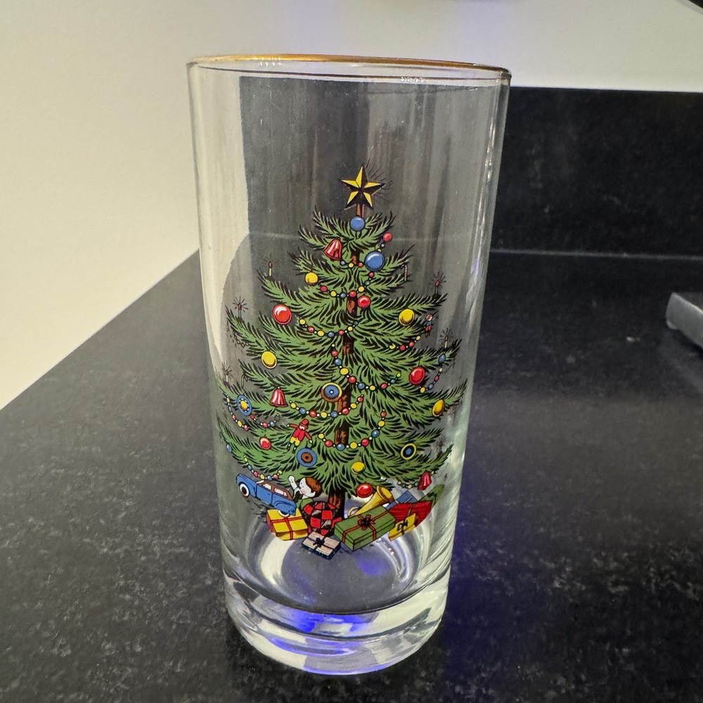 Cuthbertson Christmas Tree glasses (set of 4)